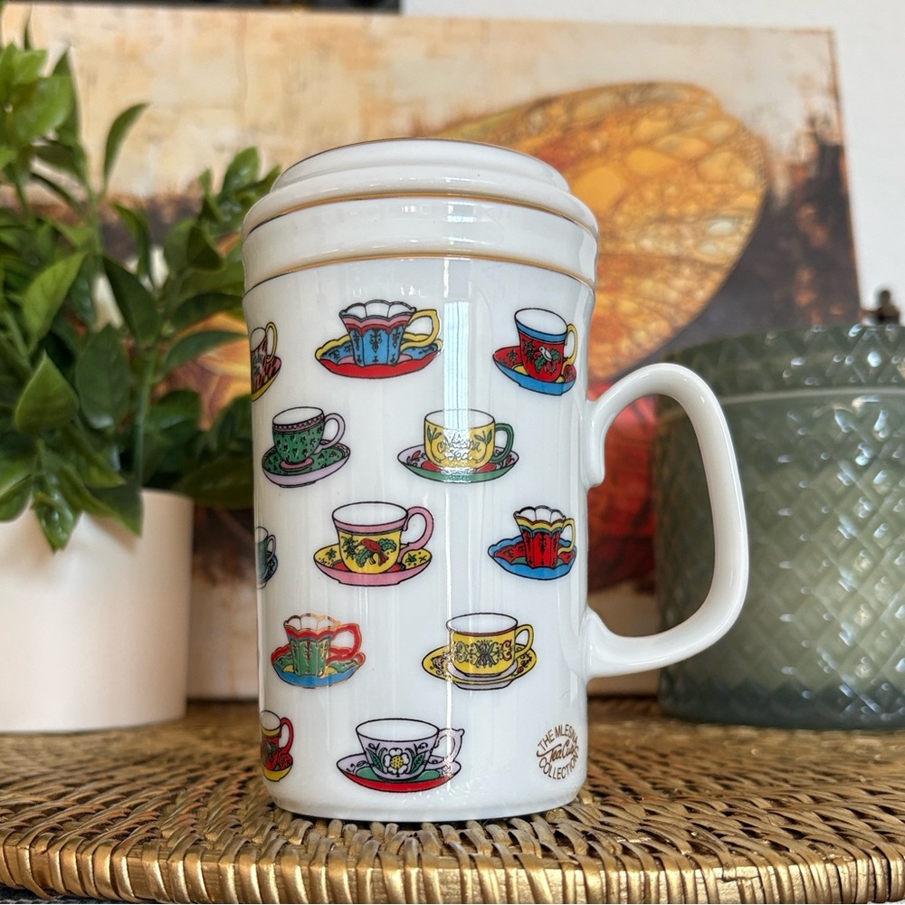 🆕Mlesna Fine Porcelain 3 Piece Tea Steep Cup